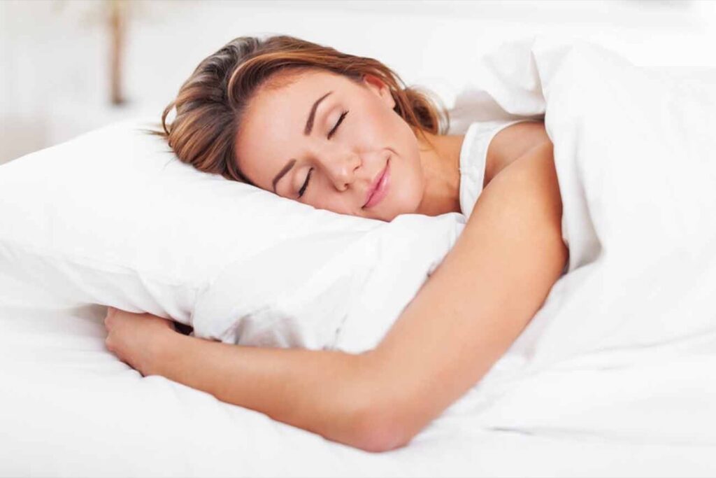 I want to sleep well